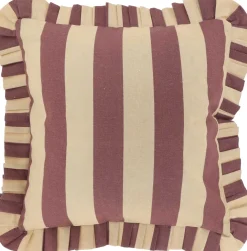 Unique Living sierkussen Sepp rood / beige 45 x 45 cm