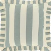 Unique Living sierkussen Sepp blauw / wit 45 x 45 cm