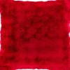 Unique Living sierkussen Tina pluche rood 45 x 45 cm