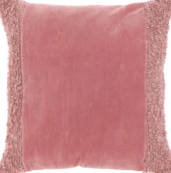 Unique Living sierkussen Wess roze 45 x 45 cm