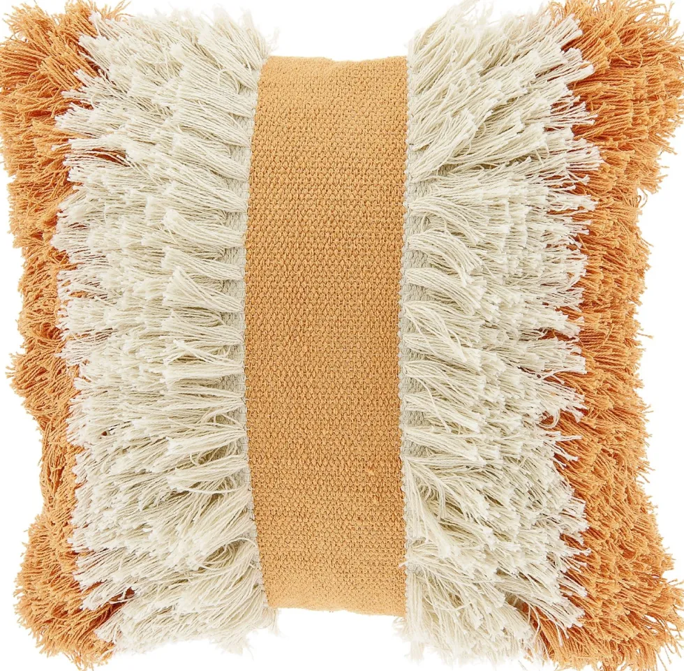 Unique Living sierkussen Ziggy oranje 45 x 45 cm