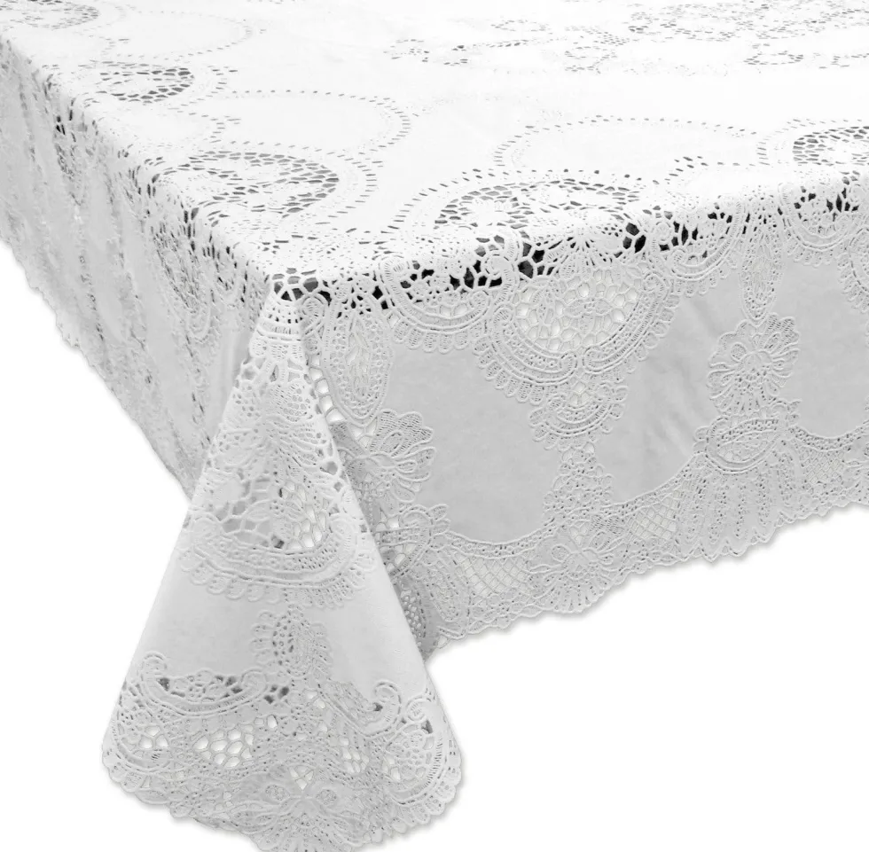 Unique Living tafelkleed Amira 152 x 228 cm wit