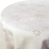 Unique Living tafelkleed Crystal wit D 160 cm