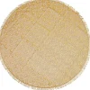 Unique Living tafelkleed foam D 160 cm geel