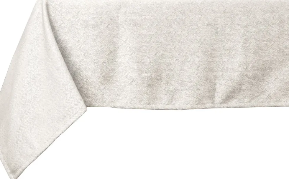 Unique living tafelkleed Oda crème D 160 cm