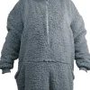 Unique living trui Willow donkergrijs oversized onesize