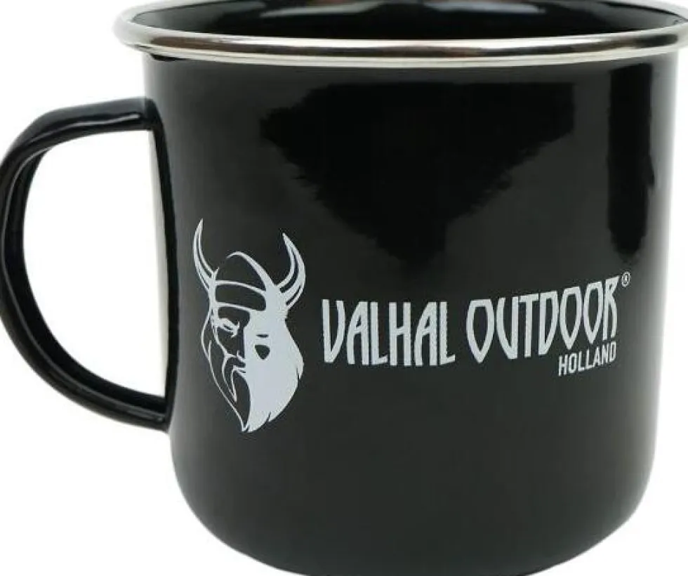 Valhal koffiemok zwart 400 ml 12 x 9 x 8 cm