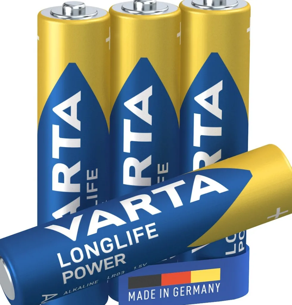 Varta AAA batterij Longlife Power 4 stuks