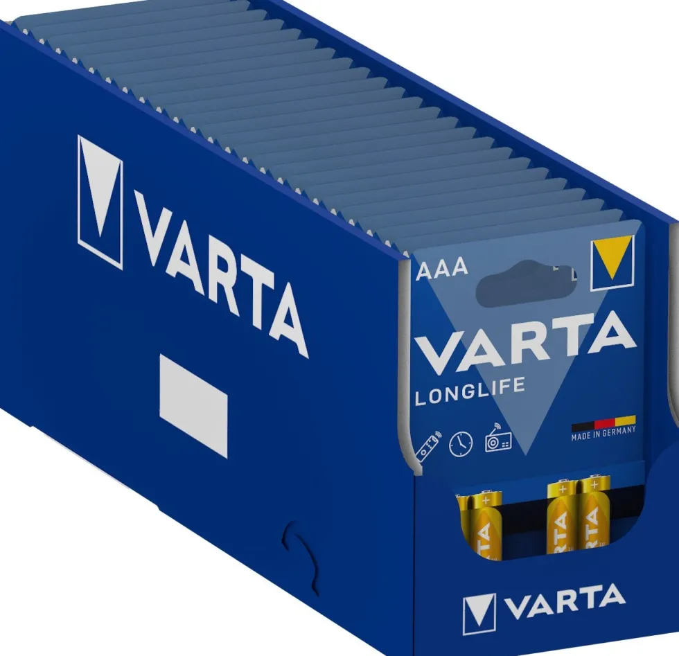Varta AAA batterij LongLife 4 stuks