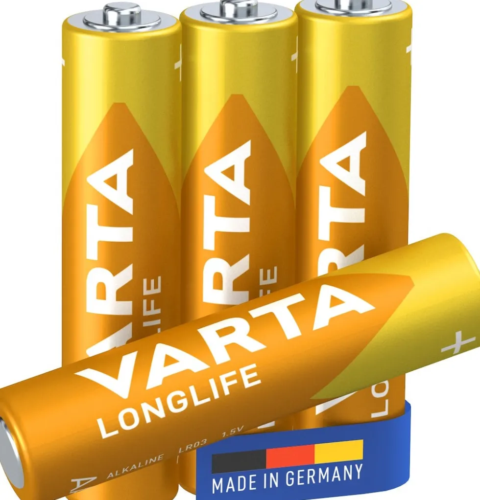 Varta AAA batterij LongLife 4 stuks