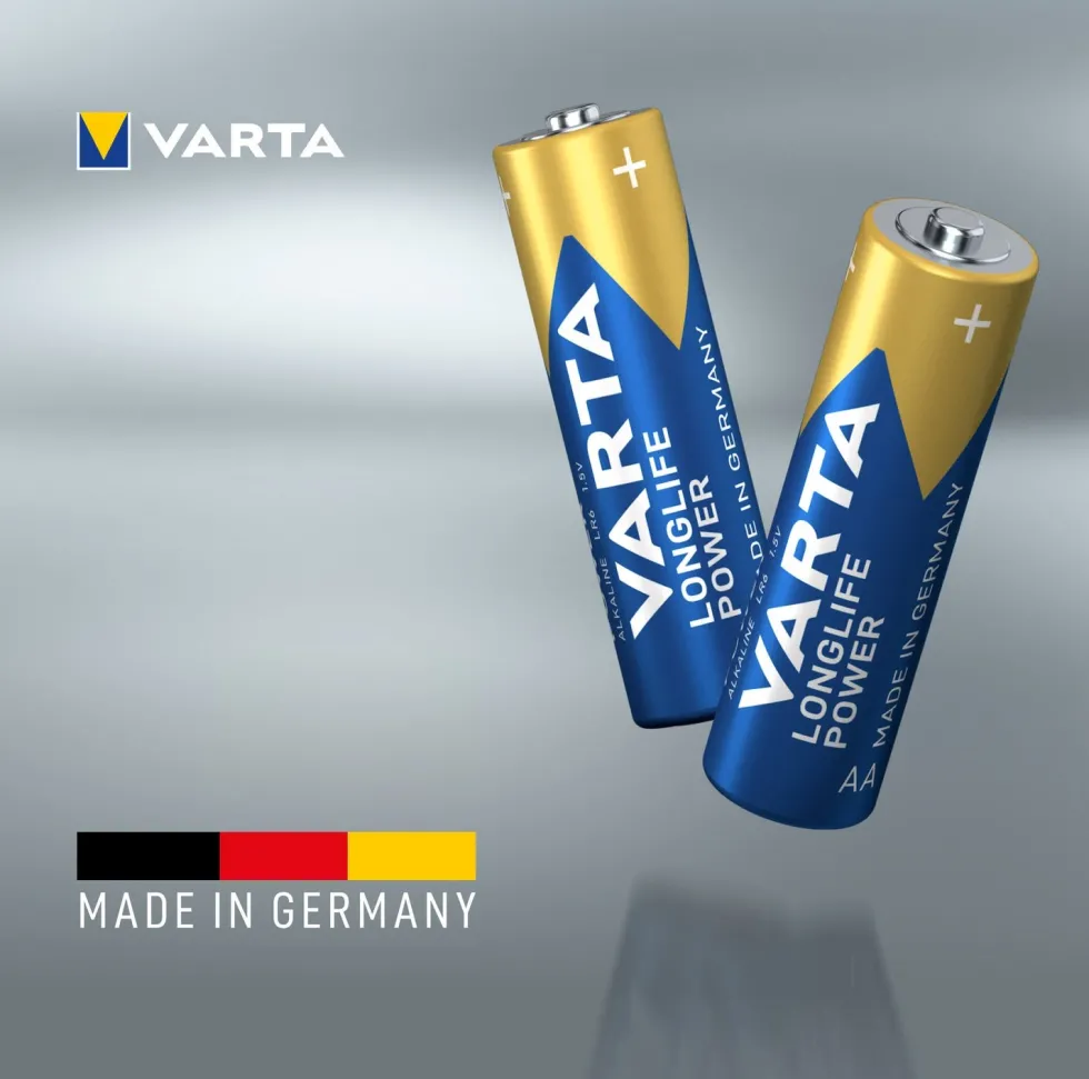 Varta AA batterijen Longlife Power 8 stuks