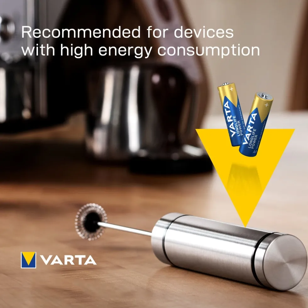 Varta AA batterijen Longlife Power 8 stuks