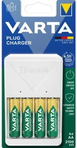Varta AA oplaadbare batterij oplader Accu Power 4 stuks