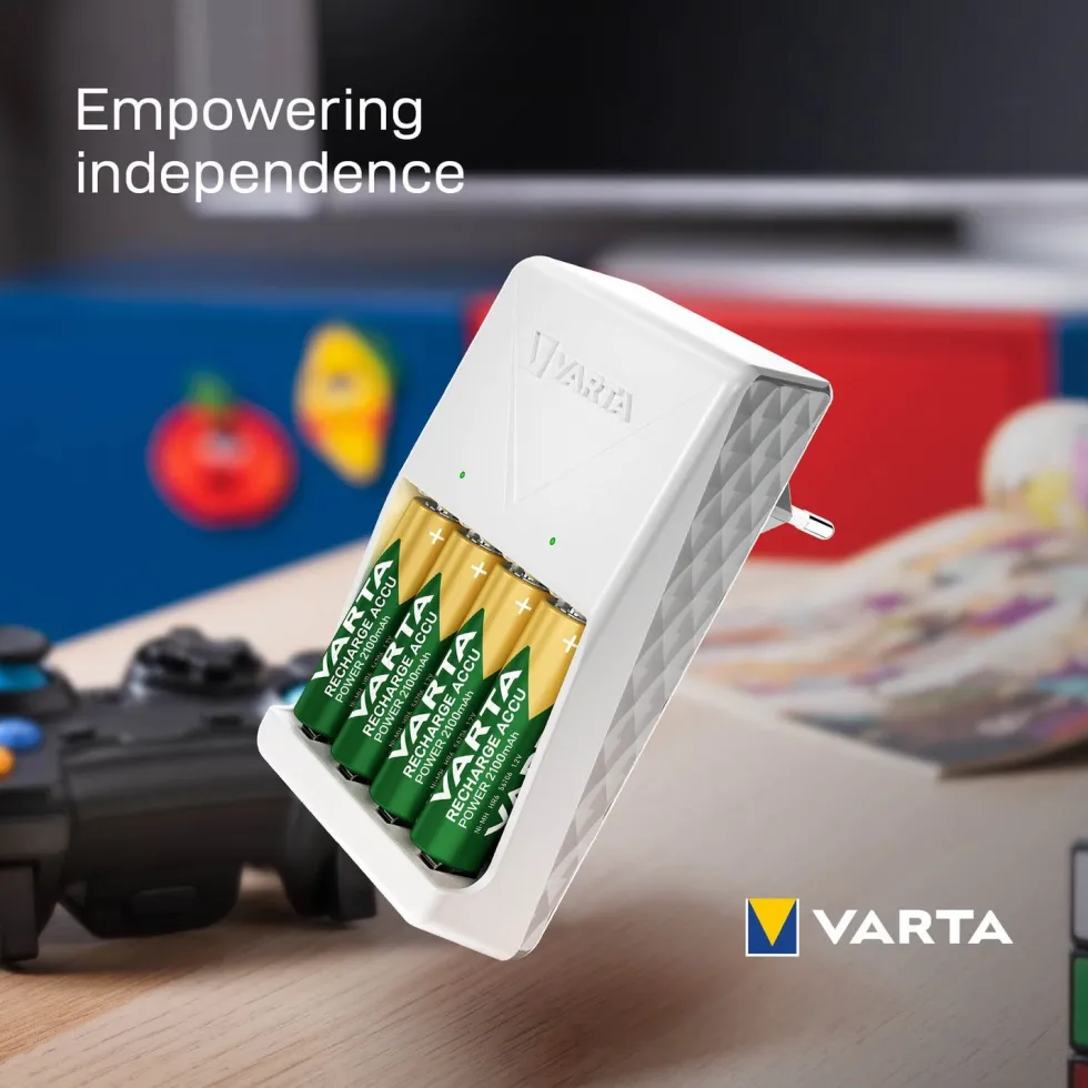 Varta AA oplaadbare batterij oplader Accu Power 4 stuks
