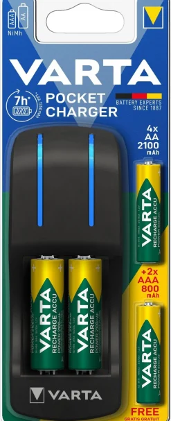 Varta Batterijlader inclusief 4+2 AA batterijen