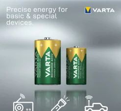 Varta C oplaadbare batterij 2 stuks