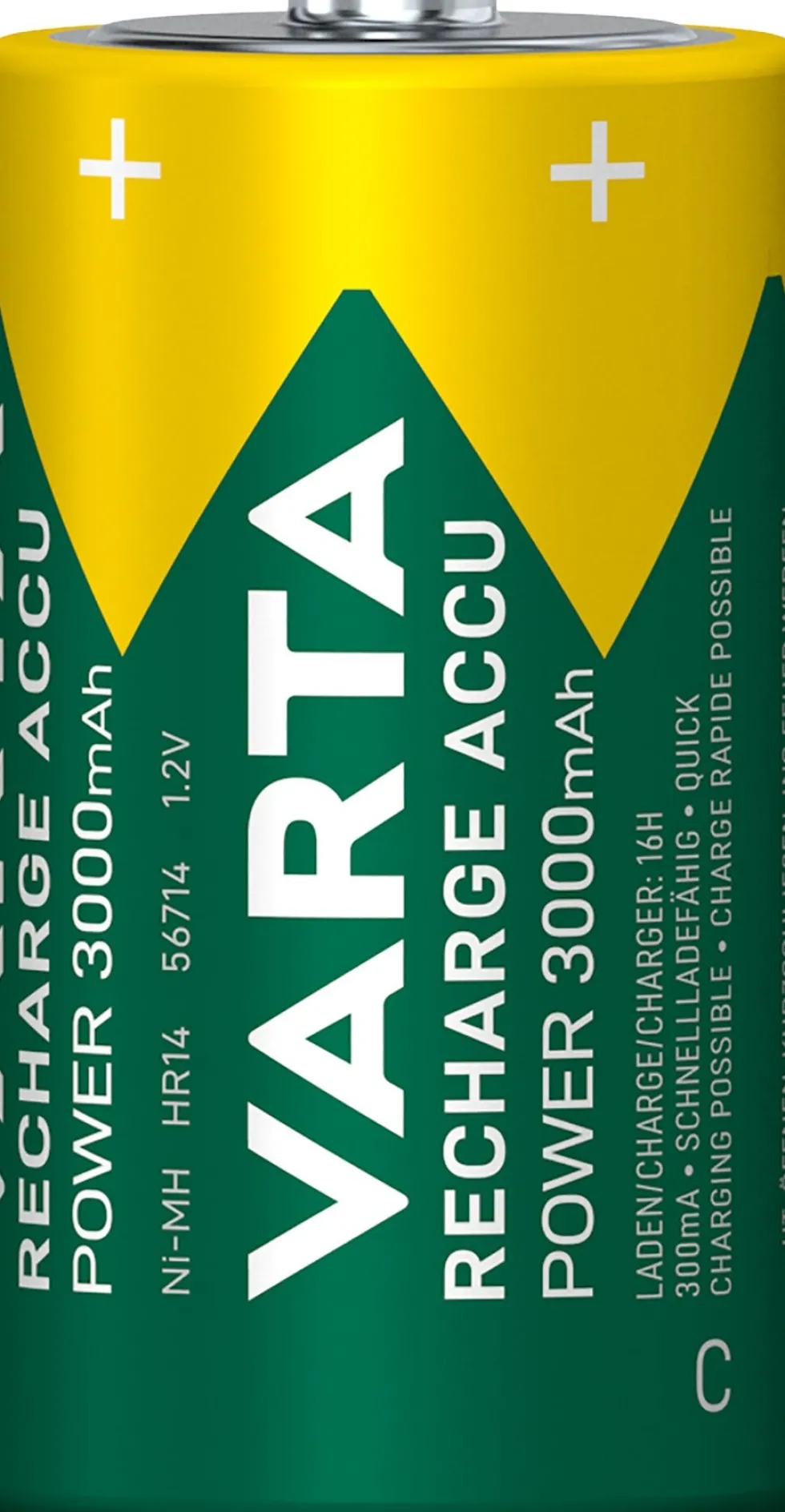 Varta C oplaadbare batterij 2 stuks