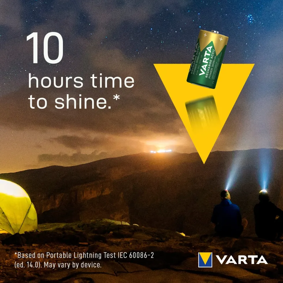 Varta C oplaadbare batterij 2 stuks