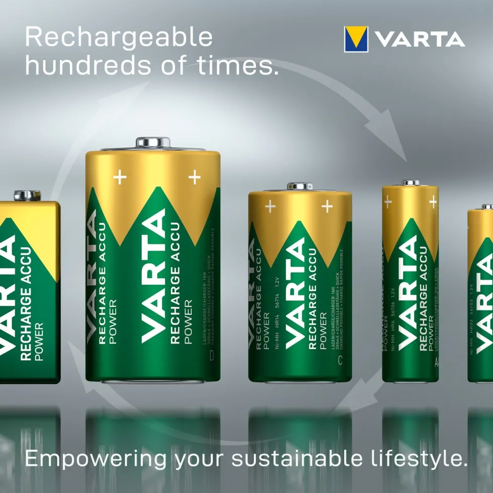 Varta C oplaadbare batterij 2 stuks