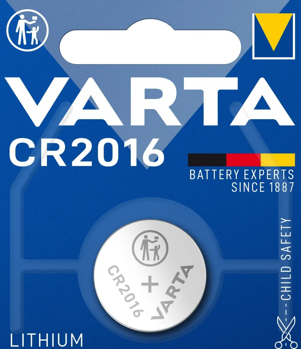 Varta CR2016 knoopcel batterij Lithium 3V