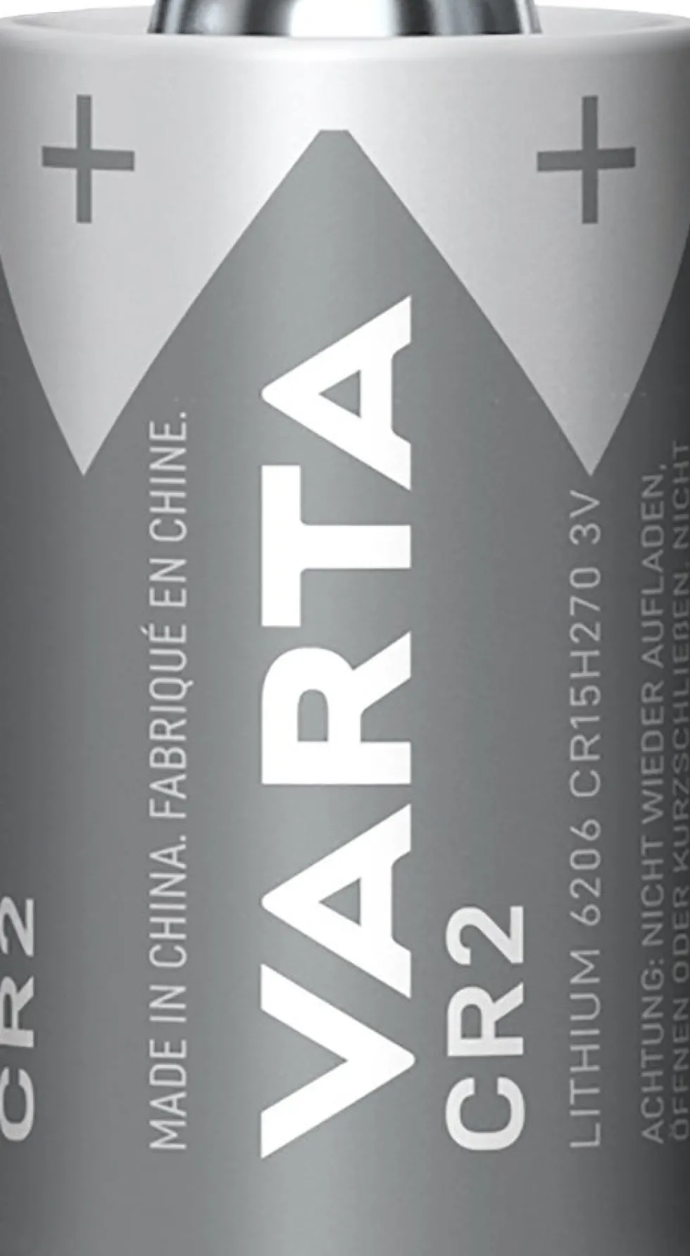 Varta CR2 knoopcel batterij Lithium Cylindrical 3V