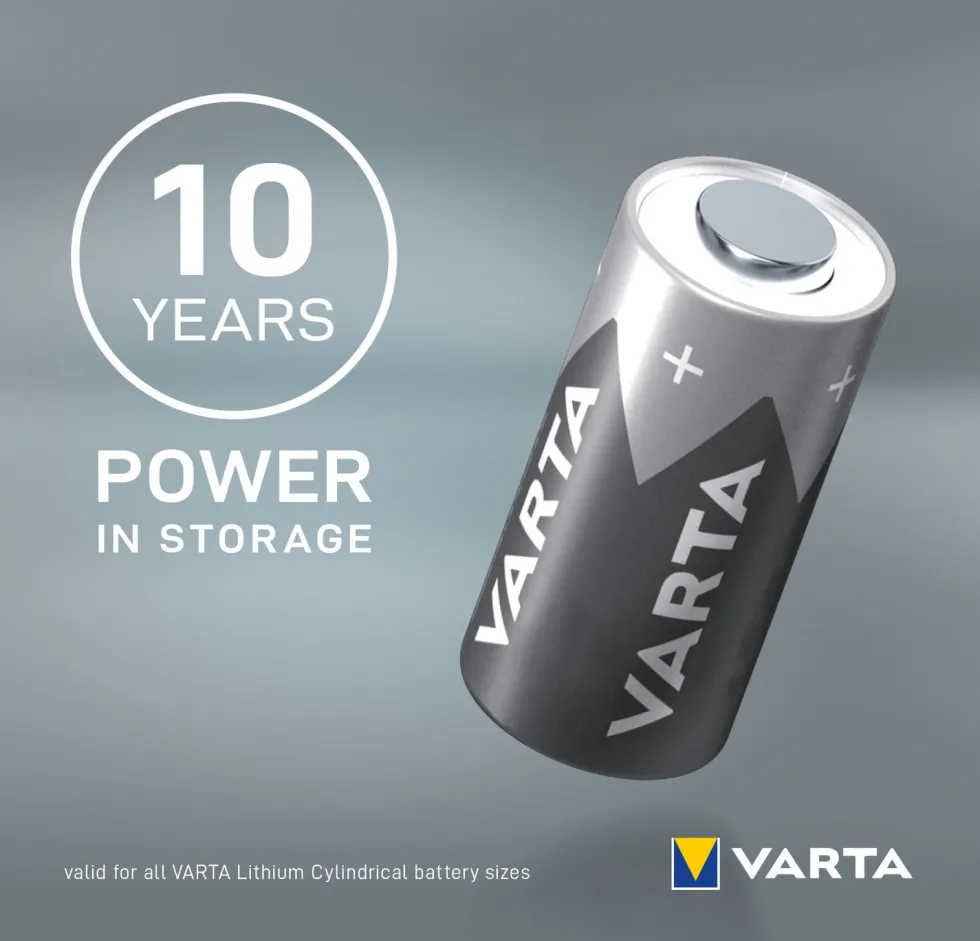 Varta CR2 knoopcel batterij Lithium Cylindrical 3V