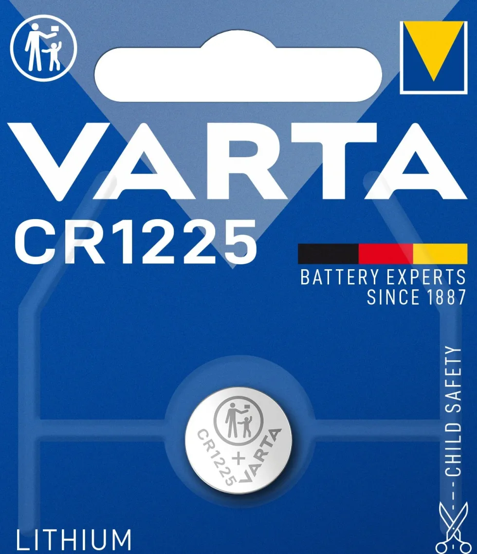 Varta CR1225 Lithium knoopcel batterij 3V