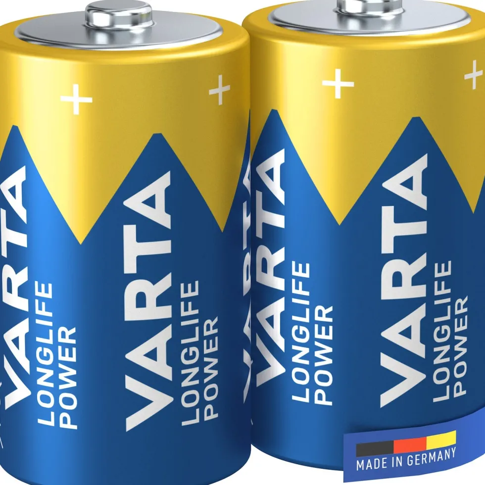 Varta D batterij Longlife Power 2 stuks