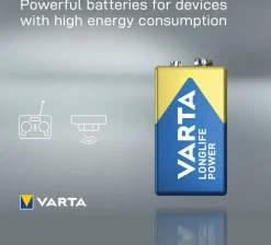 Varta 9V batterij Longlife Power