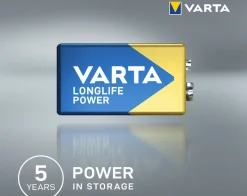Varta 9V batterij Longlife Power