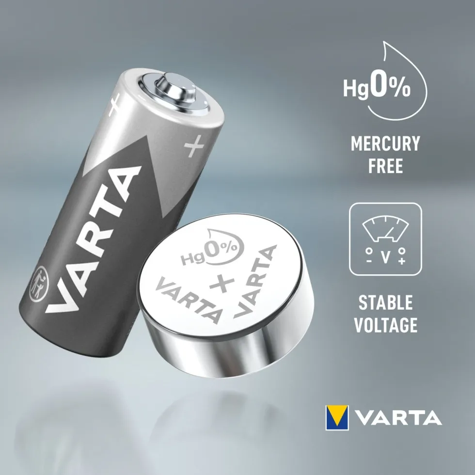 Varta V13GS knoopcel batterij Silvers coin 1,5V