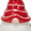 Voorraadpot Gnoom rood / wit D 12,5 H 21 cm