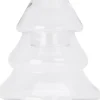 Voorraadpot kerstboom transparant D 17 H 21,5 cm