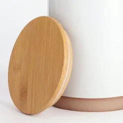 voorraadpot Mila crème D 12 H 27 cm