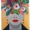 Wandkleed Face Flowers multi 105 x 136 cm