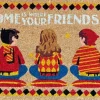 Warner Bros kokosmat Harry Potter vrienden bruin 60 x 40 cm