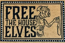 Warner Bros kokosmat Harry Potter huis elf bruin 60 x 40 cm
