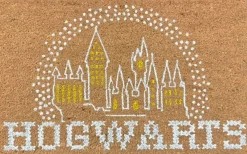 Warner Bros kokosmat Harry Potter zweinstein bruin 60 x 40 cm
