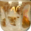 Waxinelichthouder Art goud D 17 H 17 cm