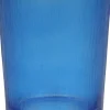 Waxinelichthouder blauw D 7,7 H 9,7 cm