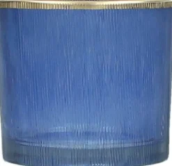 Waxinelichthouder blauw D 7 H 6,5 cm
