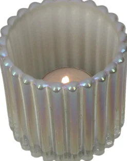 Waxinelichthouder Des grijs D 7,5 H 7,5 cm