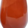 Waxinelichthouder Martien oranje 7 x 5 x 12 cm