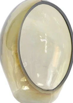 Waxinelichthouder Pim beige D 10 H 13 cm