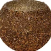 Waxinelichthouder Strass Bowl oranje D 13,5 H 10 cm