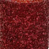 Waxinelichthouder Strass Cylinder rood D 11 H 12,5 cm