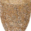 Waxinelichthouder Strass Livy goud D 9 H 8,5 cm