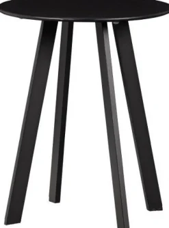 WOOOD bijzettafel Fer zwart D 40 H 49 cm