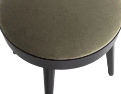 WOOOD kruk zwart D 38 H 38 cm