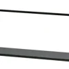 WOOOD wandplank Meert zwart 100 x 8 x 16 cm